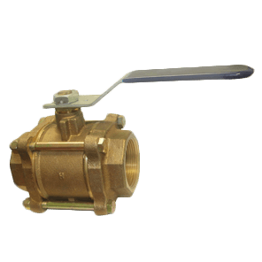 4600F Series Brass Ball Valves, 3 Piece Swing Out
